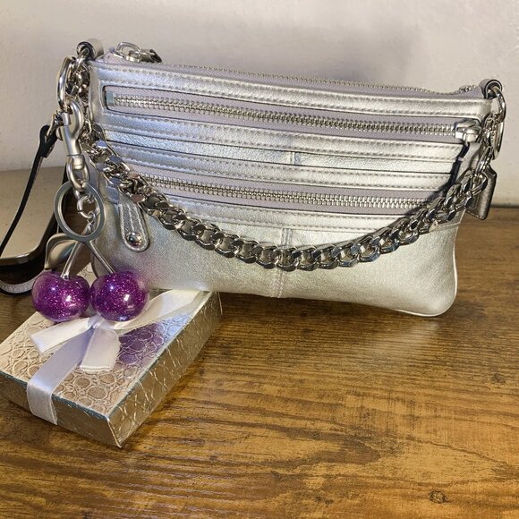 Purple Cherry Bag Charm - Picture 6 of 10